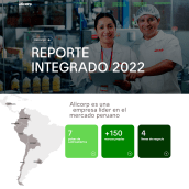 Alicorp Memoria Anual 2022. Programação , Web Design, e Desenvolvimento Web projeto de Victor Alonso Pérez Lupú - 25.11.2023
