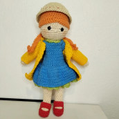 Mi proyecto del curso: Amigurumi: diseño de ropa, pelo y complementos. Un proyecto de Artesanía, Diseño de juguetes, Tejido, Crochet, Amigurumi y Diseño textil de Karina Miranda - 01.02.2024