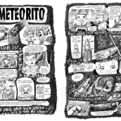 El Meteorito. Comic, and Digital Illustration project by Leonardo Quevedo - 02.01.2024