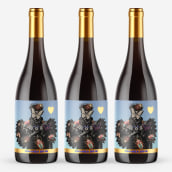 Packaging / Label / Etiqueta / Wine / Vino / La Malvada. Un progetto di Design, Graphic design, Packaging e Collage di Usui Benitesu - 02.02.2024