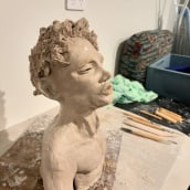 My project for course: Introduction to Clay Figurative Sculpture. Un proyecto de Bellas Artes y Escultura de Christo Rautenbach - 04.03.2024