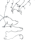 ogni tanto leve_disegno alla cieca di mano. Drawing project by Claudio Patanè - 03.05.2024