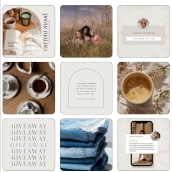 Mi proyecto del curso: Diseño de feed de Instagram con Canva. Graphic Design, Marketing, Social Media, Instagram, and Digital Design project by Ana Itu - 03.14.2024
