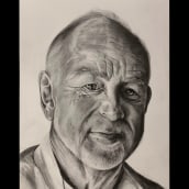 My project for course: Realistic Portrait with Graphite Pencil. Traditional illustration, Fine Arts, Sketching, Pencil Drawing, Drawing, Portrait Illustration, Portrait Drawing, Realistic Drawing, Artistic Drawing, and Figure Drawing project by Pernille Dysthe - 03.26.2024