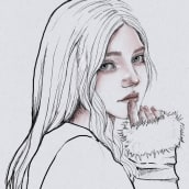 Girl Portrait Ein Projekt aus dem Bereich Digitale Illustration von Rita Freitas - 01.04.2024