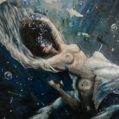 My project for course: Oil Painting: Water and the Human Figure. Un proyecto de Bellas Artes, Pintura, Pintura al óleo y Dibujo anatómico de willie jimenez - 11.04.2024