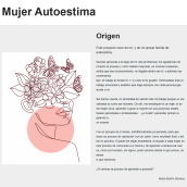Mujer Autoestima. Web Design project by Eva Rodríguez - 07.01.2023