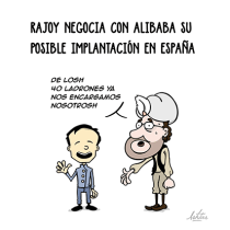 Rajoy negocia con Alibaba su posible implantación en España. Design projeto de Esther Company - 28.09.2014