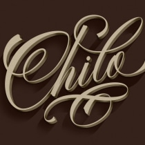 Chilo, postal de agradecimiento para este nuevo año. Tipografia projeto de Alán Guzmán - 20.01.2015