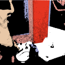 "PORQUERIA DE MUNDO" Ilustraciones para un relato de Bukowski.. Traditional illustration, and Art Direction project by Elena Rosa Gil - 05.12.2015