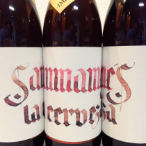 Sanmamés. La cerveza. Br, ing, Identit, Packaging, and Calligraph project by ElenaGMiranda - 05.17.2015