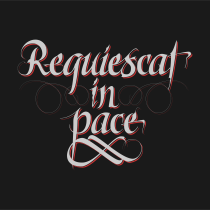 Requiescat in pace - Curso Caligrafía y lettering para manos inquietas. Graphic Design, Writing, and Calligraph project by Jaime de la Torre Ferrándiz - 06.09.2015