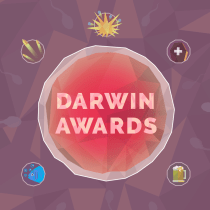 Darwin Awards - Gracias por no reproducirse. Un proyecto de Ilustración, Diseño gráfico, Arquitectura de la información y Diseño de la información de Xisco Cabrer - 13.06.2015