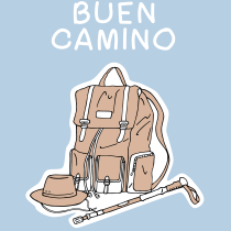Buen Camino por Gema Sahuquillo. . Ilustração tradicional, Design de personagens, Design editorial, Design gráfico, e Comic projeto de Mani Sahuquillo - 14.12.2015