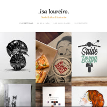 Mi Proyecto del curso: Portfolio de diseño & Ilustración . Isa Loureiro. Un proyecto de Diseño Web de Isabel Dias Loureiro - 04.12.2016