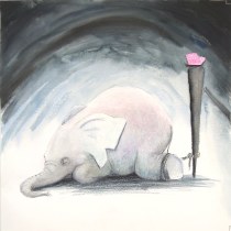 El elefante encadenado. Jorge Bucay. Un proyecto de Ilustración de Dacil Velázquez - 25.08.2017