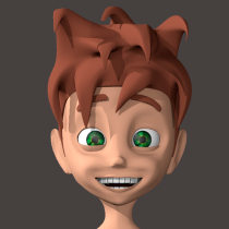 Mi Proyecto del curso: Rigging: articulación facial de un personaje 3D. Un proyecto de 3D, Animación, Diseño de personajes, Diseño de juegos, Cine, Rigging y Animación de personajes de Francisco Javier Rodríguez Martínez - 13.10.2017