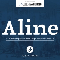 Aline Text - A modern Slab Serif Typeface for text | Graduation Project [Update]. Un proyecto de Tipografía de Julio Claudius - 21.11.2017
