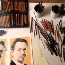 Mi Proyecto del curso:  Retrato realista con lápices de colores. Un proyecto de Ilustración, Bellas Artes, Dibujo a lápiz, Dibujo e Ilustración de retrato de Rosa de Gabriel - 06.06.2018