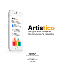Artistico: Mi Proyecto del curso: Diseña una App deliciosa. Un proyecto de UX / UI de Jairo Henriquez - 12.08.2018
