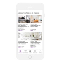 Aplicación de viajes tipo Airbnb. Mi Proyecto del curso: UX: prototipado y diseño de una app de comercio electrónico con Axure 8. Um projeto de UX / UI e Web design de Julieta Kozlowski Cherñajovsky - 22.09.2018