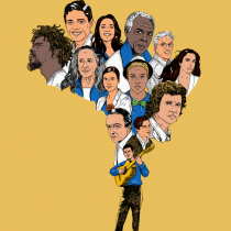 Musica brasileña: Ilustración exprés para prensa con Photoshop. Un proyecto de Ilustración tradicional de Patrícia Helena Cardoso - 15.11.2018