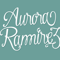 Mi Proyecto del curso: Lettering cursivo para logotipos. Un proyecto de Lettering de Aurora Ramírez Collado - 21.12.2018