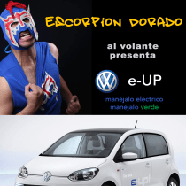 VW e-UP y Escorpión Dorado al Volante Ein Projekt aus dem Bereich Marketing und Digitales Marketing von Arly Rosales - 29.12.2018