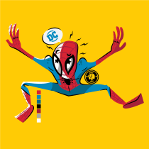 Spiderman :). Design, Traditional illustration, Character Design, Fine Arts, Graphic Design, Comic, Vector Illustration, Sketching, Drawing, Digital Illustration, and Artistic Drawing project by Ed,Edd & Eddo - 01.03.2019
