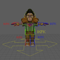 Mi Proyecto del curso: Introducción al rigging para animación. Un proyecto de Rigging y Animación 3D de Andrea Conde - 13.02.2019