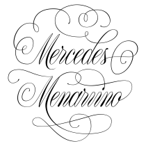 Mi Proyecto del curso: Lettering cursivo para logotipos. Un proyecto de Lettering de Mer Menarvino - 24.04.2019
