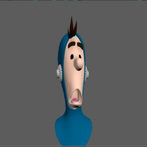 Mi Proyecto del curso: Rigging: articulación facial de un personaje 3D. Projekt z dziedziny 3D, Rigging i Animacje 3D użytkownika Oriol González Quesada - 02.05.2019