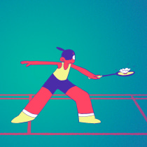 Badminton Animación. 2D Animation project by Rut Pedreño Criado - 05.16.2019