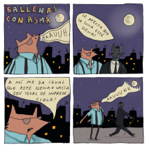 Ballenas con asma. Een project van Digitale illustratie van Jose Luis Pérez García - 18.07.2019