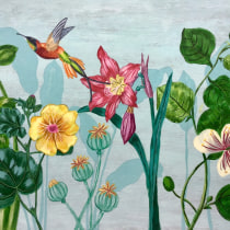 Mi Proyecto del curso: Pintura botánica con acrílico. Un proyecto de Pintura acrílica de Ori Inda - 14.09.2019