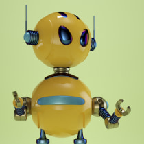 Mi Proyecto del curso: Robot. Un proyecto de Diseño de personajes de Marianalr - 16.09.2019