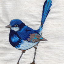 Mi Proyecto del curso: Pintar con hilo: técnicas de ilustración textil. Un proyecto de Costura e Ilustración textil de Cristina Amador - 21.10.2019