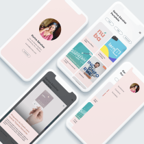 Portafolio móvil. Web Design project by Karina Sánchez - 10.22.2019