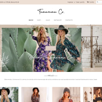 Tamarama Co.  - Tienda online con Shopify. Um projeto de Design e Web design de Barbara Jerez Perdomo - 27.11.2019
