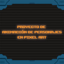Proyecto de animación de personajes en Pixel Art. Un proyecto de Diseño, Diseño de personajes, Animación 2D y Videojuegos de Luis Bedoya - 28.11.2019