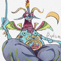 Mi Proyecto del curso: Diseño de personajes: Demons in Technicolour. Een project van Ontwerp van personages, 2D-animatie,  Creativiteit,  Tekening, Digitale illustratie,  Concept art y Digitaal ontwerp van Felipe Vasconcelos - 11.01.2020