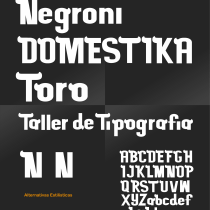 Mi Proyecto del curso: Principios básicos del diseño tipográfico. T, and pograph project by Humberto Gonzalez - 01.14.2020