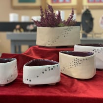 My project in Ceramics at Home for Beginners course and final project of ceramic in Lithuanian school. Un proyecto de Cerámica de Sigita Metrikyte - 31.01.2020
