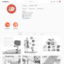 Mi Proyecto del curso: Creación de un porfolio de ilustración en Instagram Ein Projekt aus dem Bereich Mobile Marketing von ceskvs - 05.03.2020