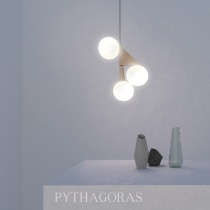 Pythagoras lamp. Un proyecto de Diseño, 3D, Modelado 3D y Diseño 3D de Monika - 13.03.2020