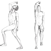 Prácticas de poses artísticas. . Un proyecto de Dibujo de Luis Alvear - 15.03.2020