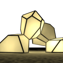 Lampara Voronoi. Un proyecto de Diseño 3D de edrasa - 25.03.2020