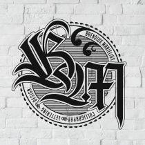 Proyecto de diseño de monogramas con estilo. Un proyecto de Diseño, Caligrafía, Diseño de logotipos y Lettering digital de Brenda Mariel Arias Sánchez - 25.03.2020