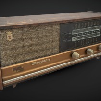 Radio antigua a transistores hecha con fotogrametría. Un proyecto de Fotografía y 3D de Julián Guridi - 27.03.2020