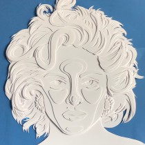 Mi Proyecto del curso: Retratos 3D con capas de papel - Madonna . Architecture project by triasandrea1 - 04.05.2020